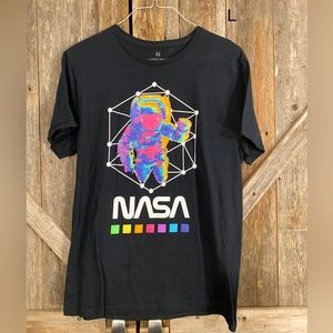 Colorful NASA Spaceman Shirt Tee